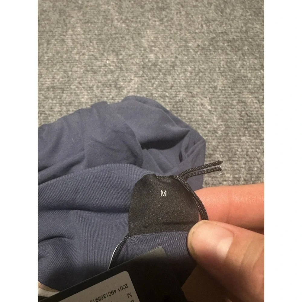 Hugo Boss Mens M Greyish Blue Full Zip Mix & Match Mock Neck Jacket NWT